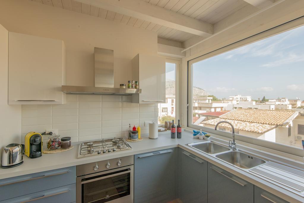 Apartamento La Terrazza Del Baglio Mondello Exterior foto